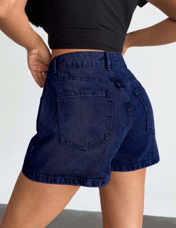 Pantaloni scurti SHEIN, bleumarin