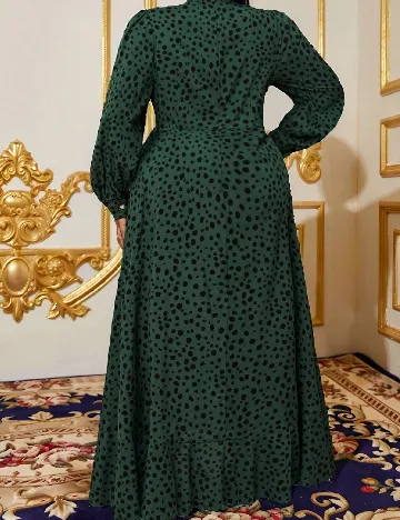 Rochie lunga SHEIN CURVE, verde