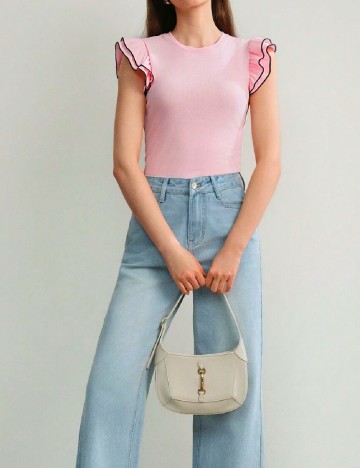 Tricou MOTF, roz