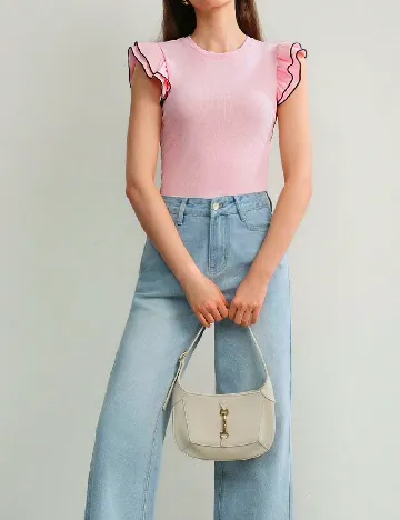 Tricou MOTF, roz