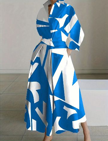 Rochie lunga SHEIN, albastru