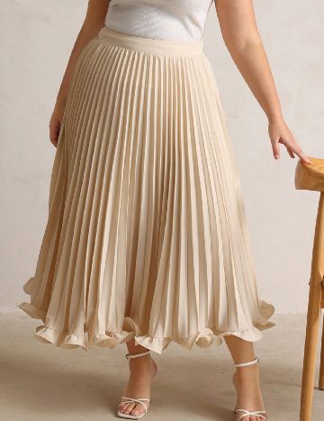 Fusta Anewsta Curve, crem