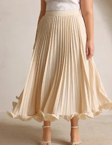 Fusta Anewsta Curve, crem