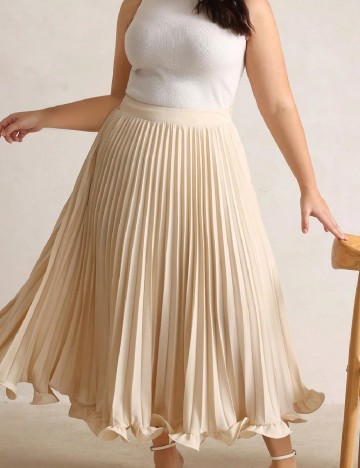 Fusta Anewsta Curve, crem