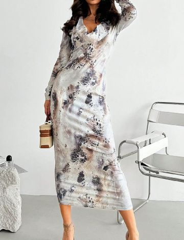 Rochie lunga SHEIN, gri