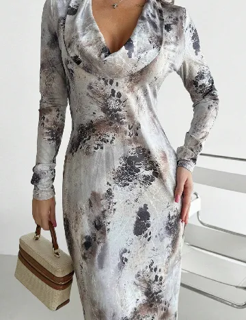 Rochie lunga SHEIN, gri