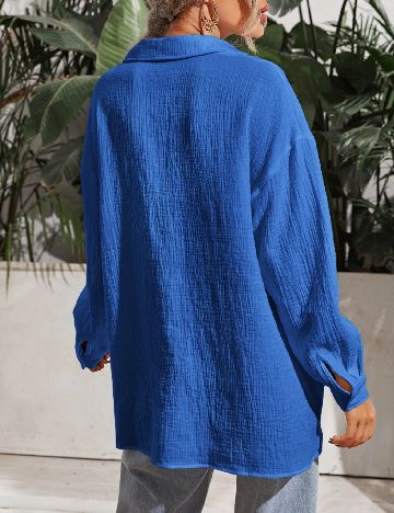 Camasa SHEIN, albastru