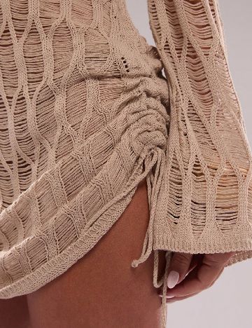 Rochie de plaja SHEIN, bej