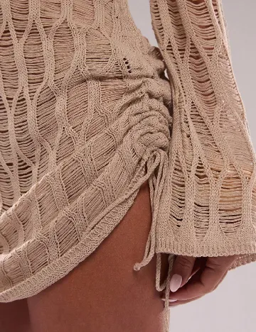 Rochie de plaja SHEIN, bej