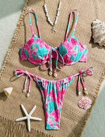 Costum de baie SHEIN, mix culori