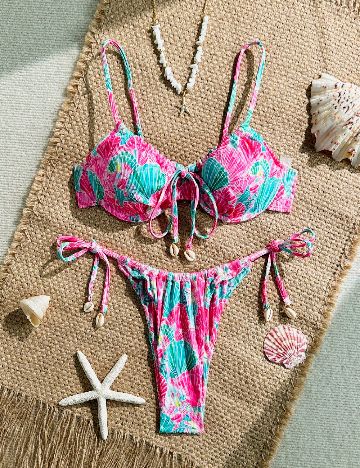 Costum de baie SHEIN, mix culori