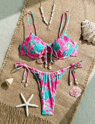 Costum de baie SHEIN, mix culori
