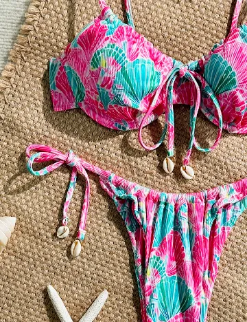 Costum de baie SHEIN, mix culori