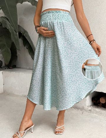 Fusta SHEIN Maternity, floral