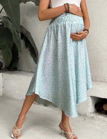 Fusta SHEIN Maternity, floral