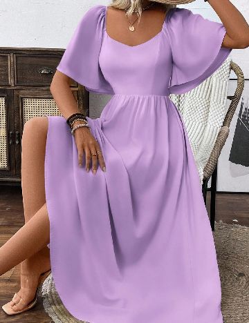 Rochie lunga SHEIN, mov