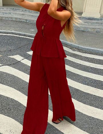 Compleu SHEIN, visiniu