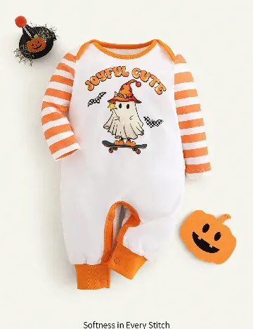 Salopeta Cozy Pixies, alb