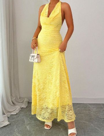 Rochie lunga SHEIN, galben