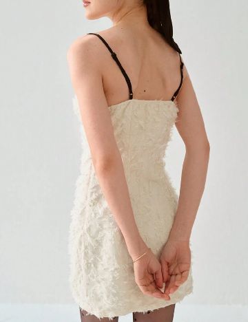 Rochie scurta SHEIN, crem