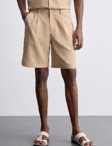 Pantaloni scurti SHEIN, bej