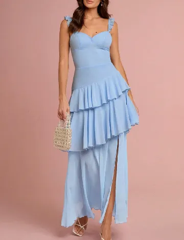 Rochie lunga SHEIN, albastru