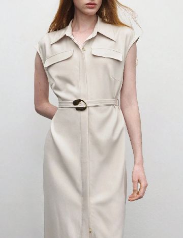 Rochie medie SHEIN, bej