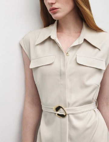 Rochie medie SHEIN, bej