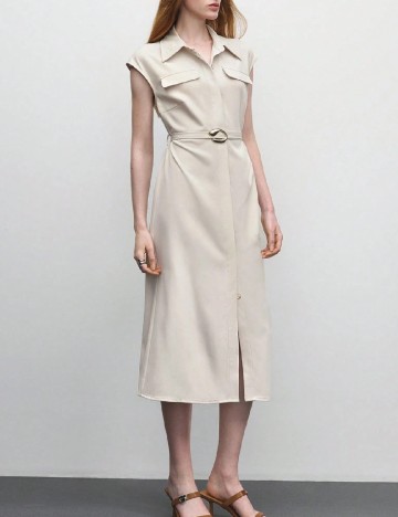 Rochie medie SHEIN, bej