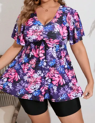 Costum de baie SHEIN CURVE, mix culori