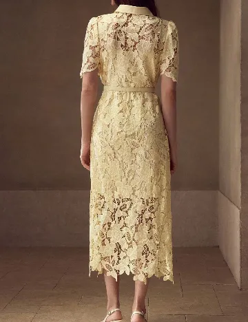 Rochie medie MOTF, galben