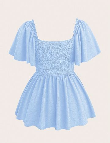 Bluza SHEIN CURVE, albastru