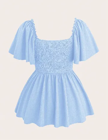 Bluza SHEIN CURVE, albastru