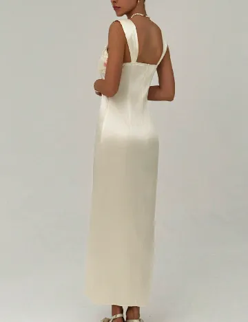 Rochie lunga SHEIN, crem