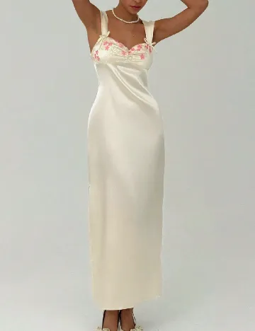 Rochie lunga SHEIN, crem