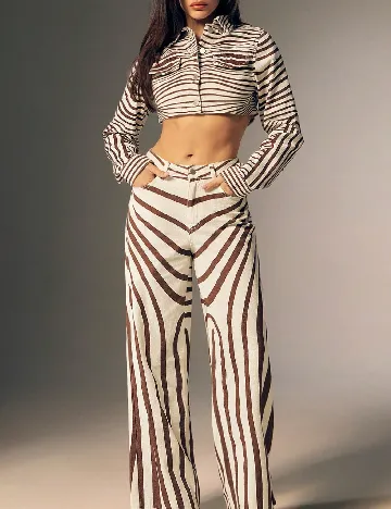 Jacheta SHEIN, alb/maro