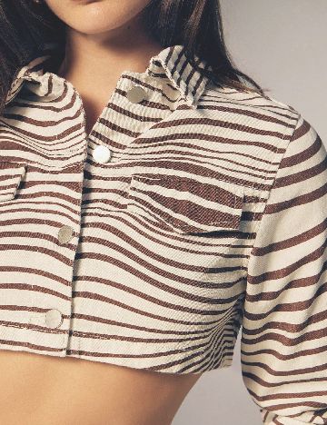 Jacheta SHEIN, alb/maro