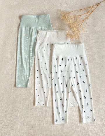 Set pantaloni 3 perechi Shein Kids, mix culori