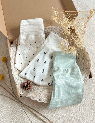 Set pantaloni 3 perechi Shein Kids, mix culori