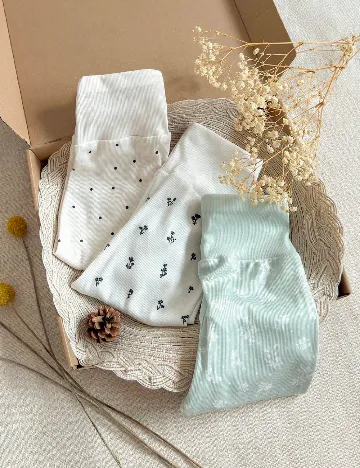 Set pantaloni 3 perechi Shein Kids, mix culori