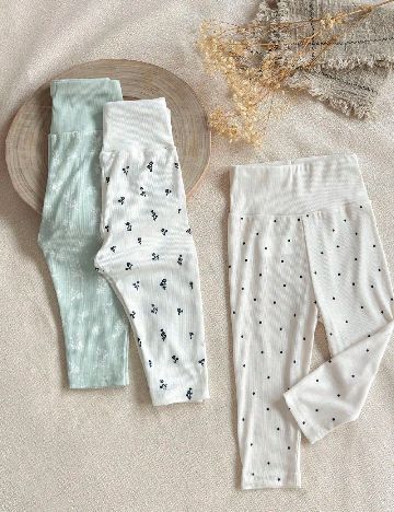 Set pantaloni 3 perechi Shein Kids, mix culori