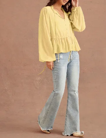 Bluza Westfade, galben