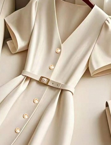 Rochie medie SHEIN, bej