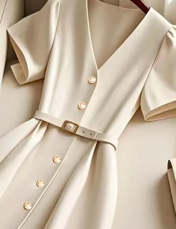 Rochie medie SHEIN, bej