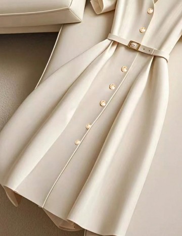 Rochie medie SHEIN, bej