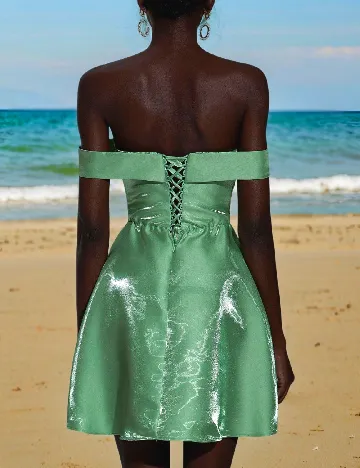 Rochie scurta SHEIN, verde