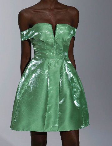 Rochie scurta SHEIN, verde