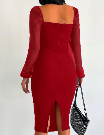 Rochie medie SHEIN, rosu