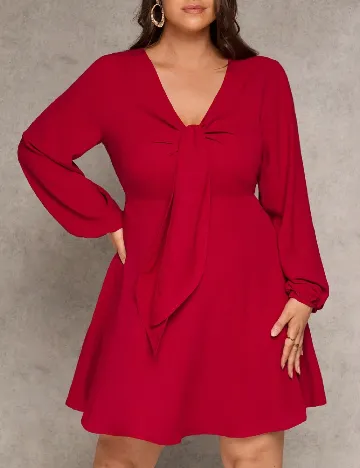 Rochie scurta SHEIN CURVE, rosu