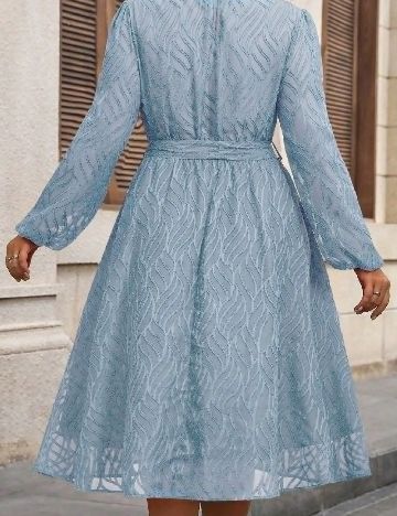 Rochie medie SHEIN CURVE, albastru